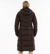 Anky gevoerde lange puffer winterjas Chocolate Torte