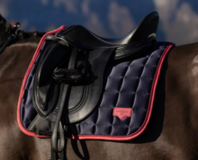 Le Mieux zadeldekje  classic Loire dressuur Navy / Cranberry