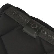 Cavalleria Toscana Diamond Quilted Jersey Dressuur Zwart met wit logo