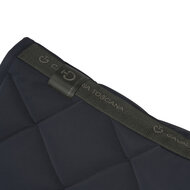 Cavalleria Toscana Diamond Quilted Jersey Dressuur Navy met wit logo