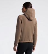 Cavalleria Toscana Fleece zip hoodie -vest  Walnut