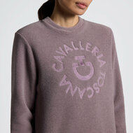 Cavalleria Toscana  fleece crew neck trui ROSA