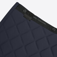 Cavalleria Toscana Diamonds and Lines Quilted  Spring Navy met wit  logo 