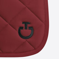 Cavalleria Toscana Diamond Quilted Jersey Dressuur Bordeaux met zwart logo