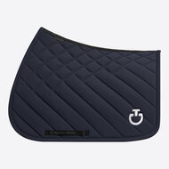 Cavalleria Toscana Diamonds and Lines Quilted  Spring Navy  met wit logo mt full