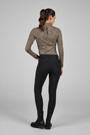 Pikeur Zip shirt 8284 Slate Brown