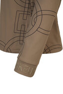 Pikeur Zip shirt 8284 Slate Brown