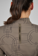 Pikeur Zip shirt 8284 Slate Brown