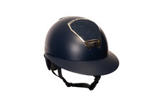 LAS Helmets Cap Opera Lady Visor Matt Navy met Cascata Navy en trim silver