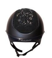 Samshield Miss Shield Cap 2.0 Shadow Matt Blue met Flower Swarovski Jewelry P.14