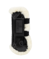 Kentucky peesbeschermers Velcro Vegan BONT zwart