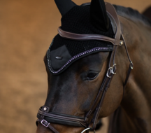 Equestrian Stockholm Oortje Modern Crystal zwart