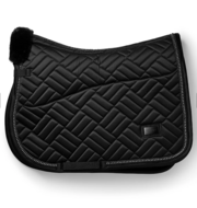Equestrian Stockholm zadeldek   Vegan Fur Crystal ZWART SPRING  full 