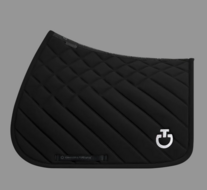 Cavalleria Toscana Diamonds and Lines Quilted  Spring zwart met wit  logo 