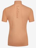 Le Mieux YOUNG RIDER base layer korte mouw Sherbet met Vlekken