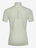 Le Mieux YOUNG RIDER base layer korte mouw Pistachio Met Vlekken maat 13-14