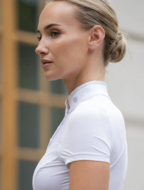 Equestrian Stockholm Revenew wedstrijd shirt KORTE mouw wit