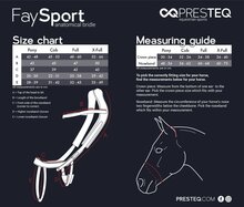 Presteq anatomisch Hoofdstel FaySport Glitter lakleder Zwart 