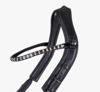 Presteq anatomisch Hoofdstel FaySport Glitter lakleder Zwart 