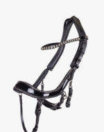 Presteq anatomisch Hoofdstel FaySport Glitter lakleder Zwart 