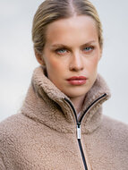 Equestrian Stockholm Teddy Fleece jas /vest Sand