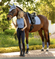 Le Mieux zadeldek Essence Dressuur Powder Blue - full