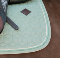 Kentucky Horsewear Velvet Zadelpad Spring &ndash; Mint &ndash; Maat Full