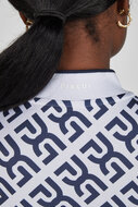 Pikeur Rina half rits polo shirt navy blue