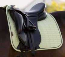 Le Mieux suede square zadeldekje  dressuur Macaron