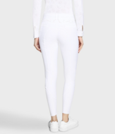 Samshield rijbroek CAPUCINE CRYSTAL FERNA  full grip White