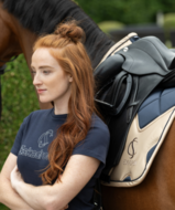 Eskadron zadeldek dressuur Bicross Mattgloss classic 26 full - Navy -