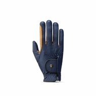Roeckl Malta grip bicolor Navy Caramel