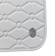 Samshield zadeldek - wit - Swarovski dressuur mt full