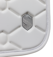 Samshield zadeldek - wit - Swarovski dressuur mt full