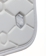 Samshield zadeldek Embroidery wit - dressuur -  mt full