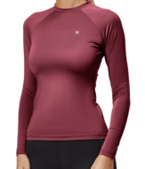 Equestrian Stockholm Dynamic top lange mouw Merlot