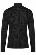 Pikeur 2284  zip - print -shirt zwart
