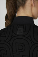 Pikeur 2284  zip - print -shirt zwart