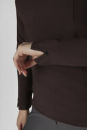 Pikeur 228430   zip - rip - shirt chocolate 