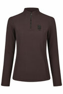 Pikeur 228430   zip - rip - shirt chocolate 