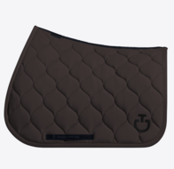 Cavalleria Toscana Diamond Quilted Jersey -JUMP-  Espresso met zwart logo 
