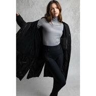 Anky  lange winterjas  zwart