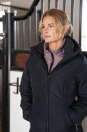 Equestrian Stockholm - korte - Winterjas Denali Black Blush
