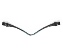 Equestrian Stockholm frontriem   8 mm  Blue Meadow