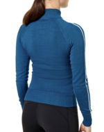 Equestrian Stockholm Knitted Zip Top Blue Meadow