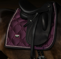 Equestrian Stockholm Crystal Shine Dressuur - Mauve Wine