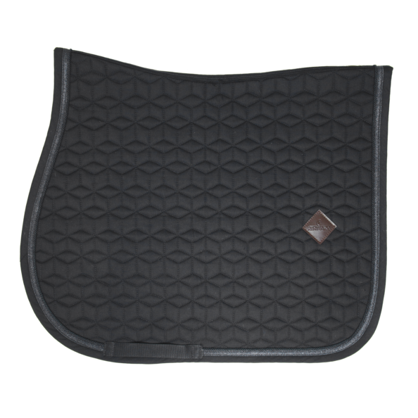 Kentucky zadelpad glitter rope JUMP Zwart Full 