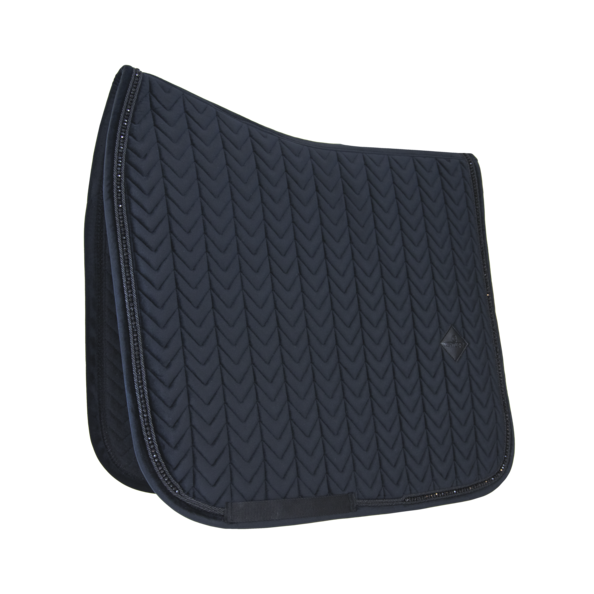 Kentucky zadelpad velvet pearl dressuur full Zwart