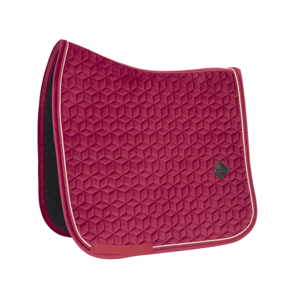 Kentucky zadelpad velvet dressuur Fuschia