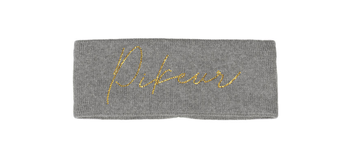 Pikeur Hoofdband met strass Anthracite